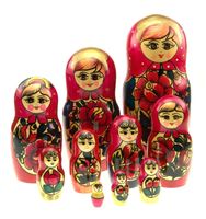Grosse 10 teilige russische Babuschka