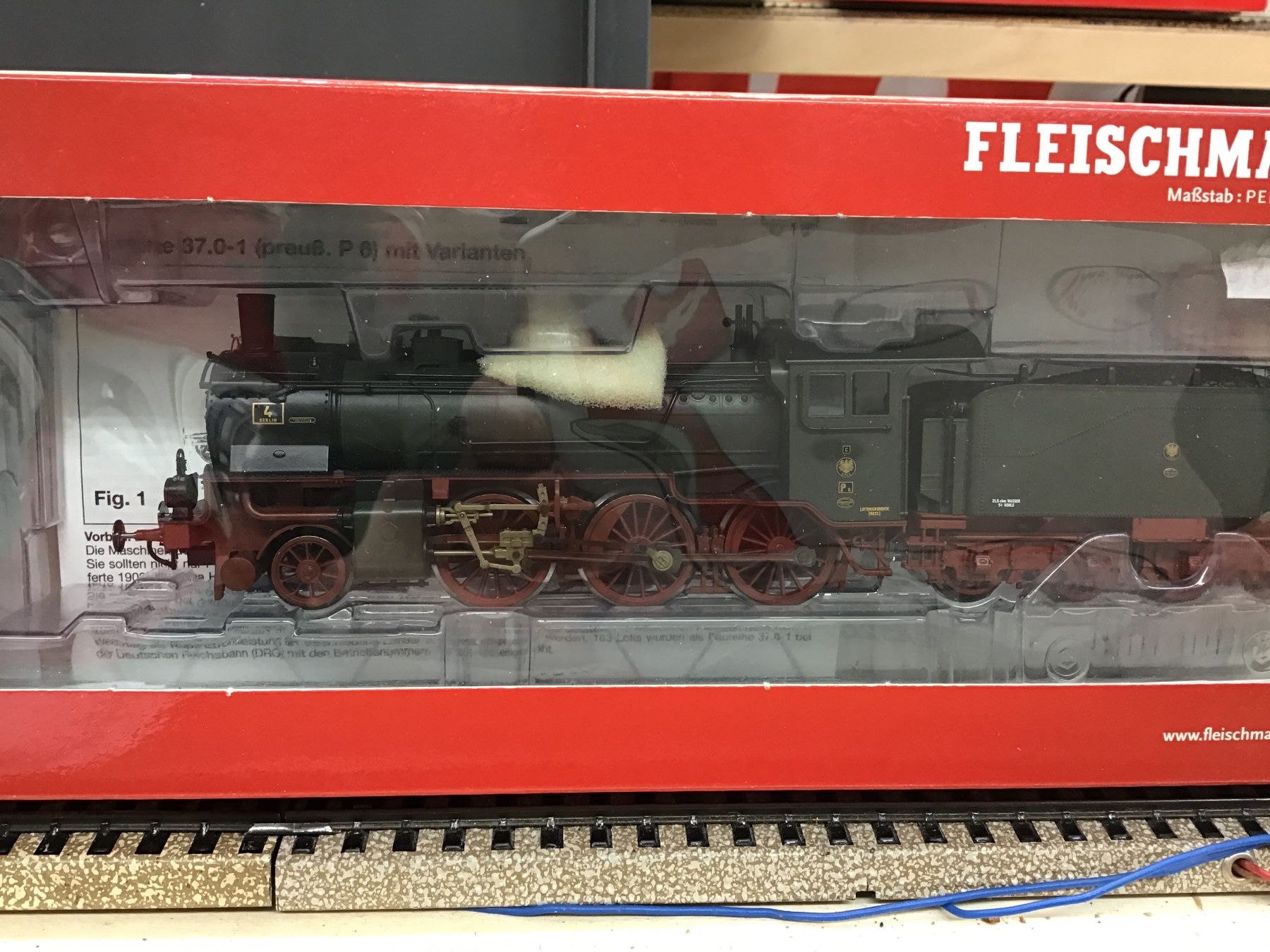 Fleischmann Trains électriques: Fleischmann AC 393771 Dampflok BR 38 mit Sound Decoder – Neuf (Voir description) à Männedorf par Modelle-aller-Art 1