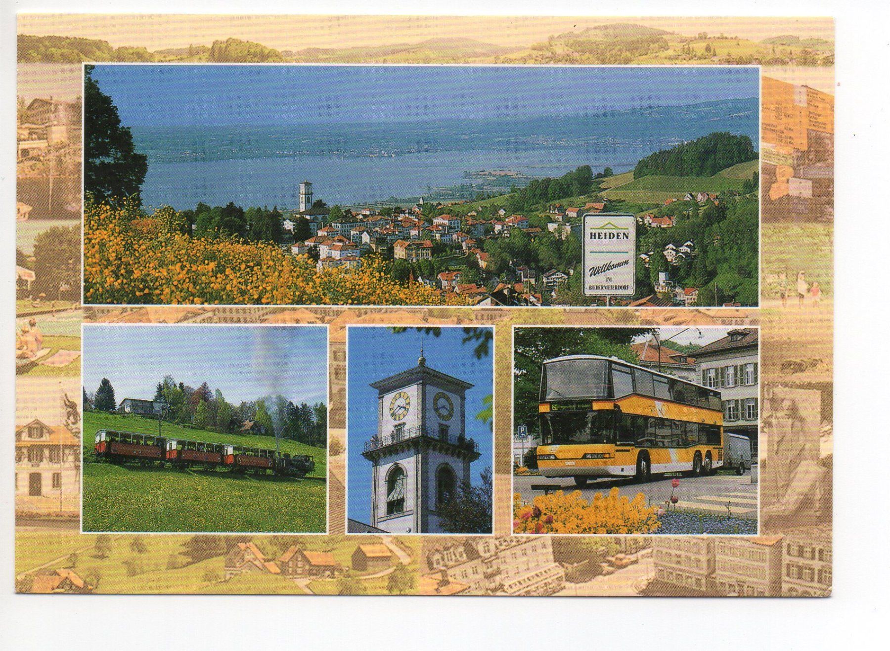 Cartoline postali: HEIDEN Bahn Postauto – Nuovo (secondo la descrizione) da Jona venduto da philajona
