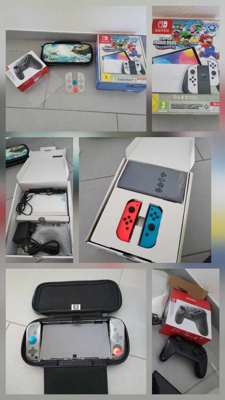 Nintendo Console: Nintendo Switch (OLED-Modell) mit Zubehör – Usato da Boswil venduto da i12i 6