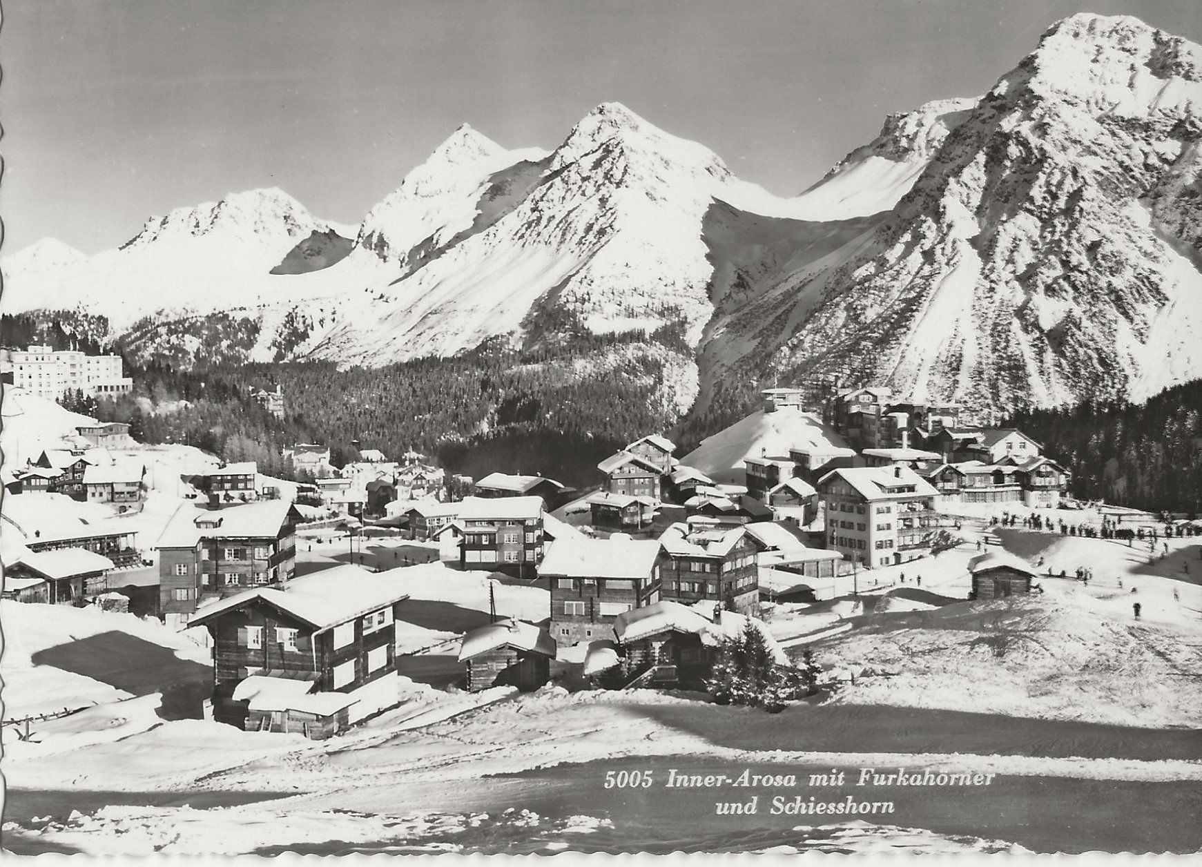 Cartoline postali: Inner-Arosa, 1960 – Usato da Frauenfeld venduto da Merk52