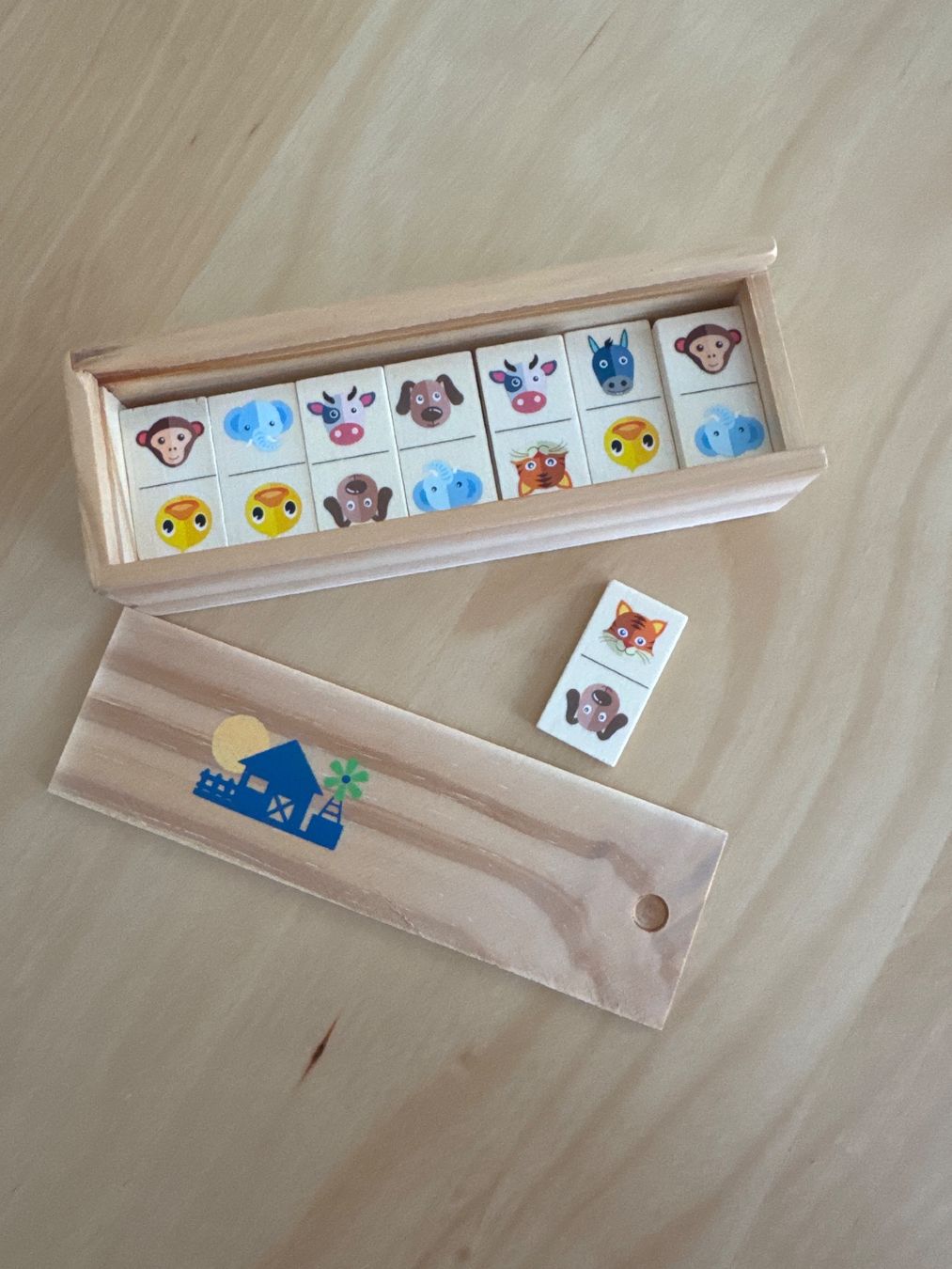 Spiele: Domino Tiere – Gebraucht aus Goldach von Hibiskus23