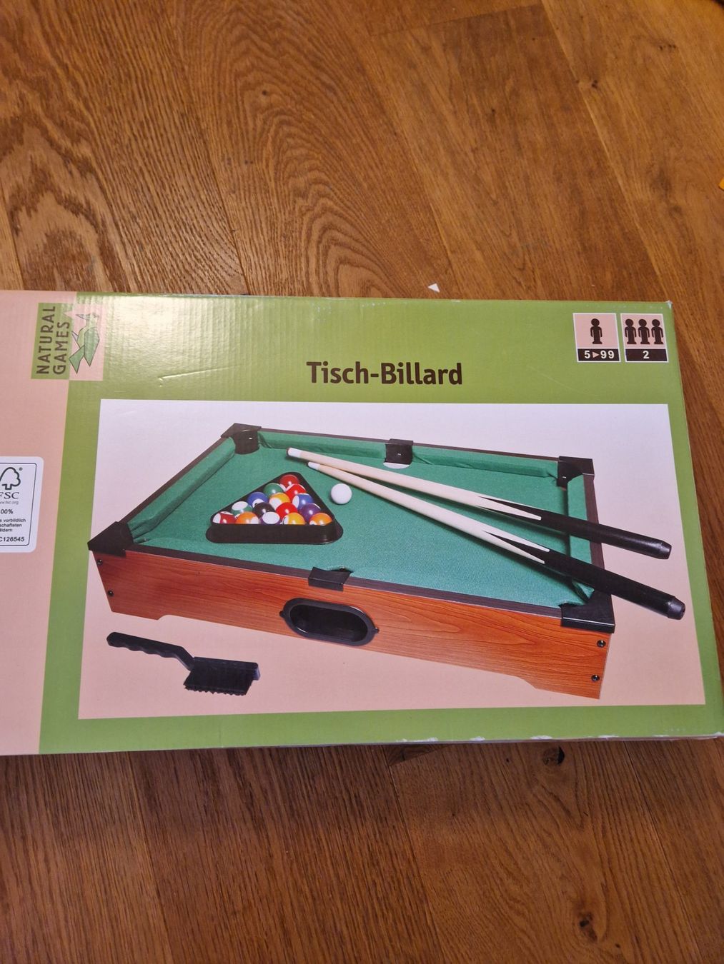 Giochi: Tisch Billard Natural games Tischbillard – Usato da Lanzenhäusern venduto da robertl16