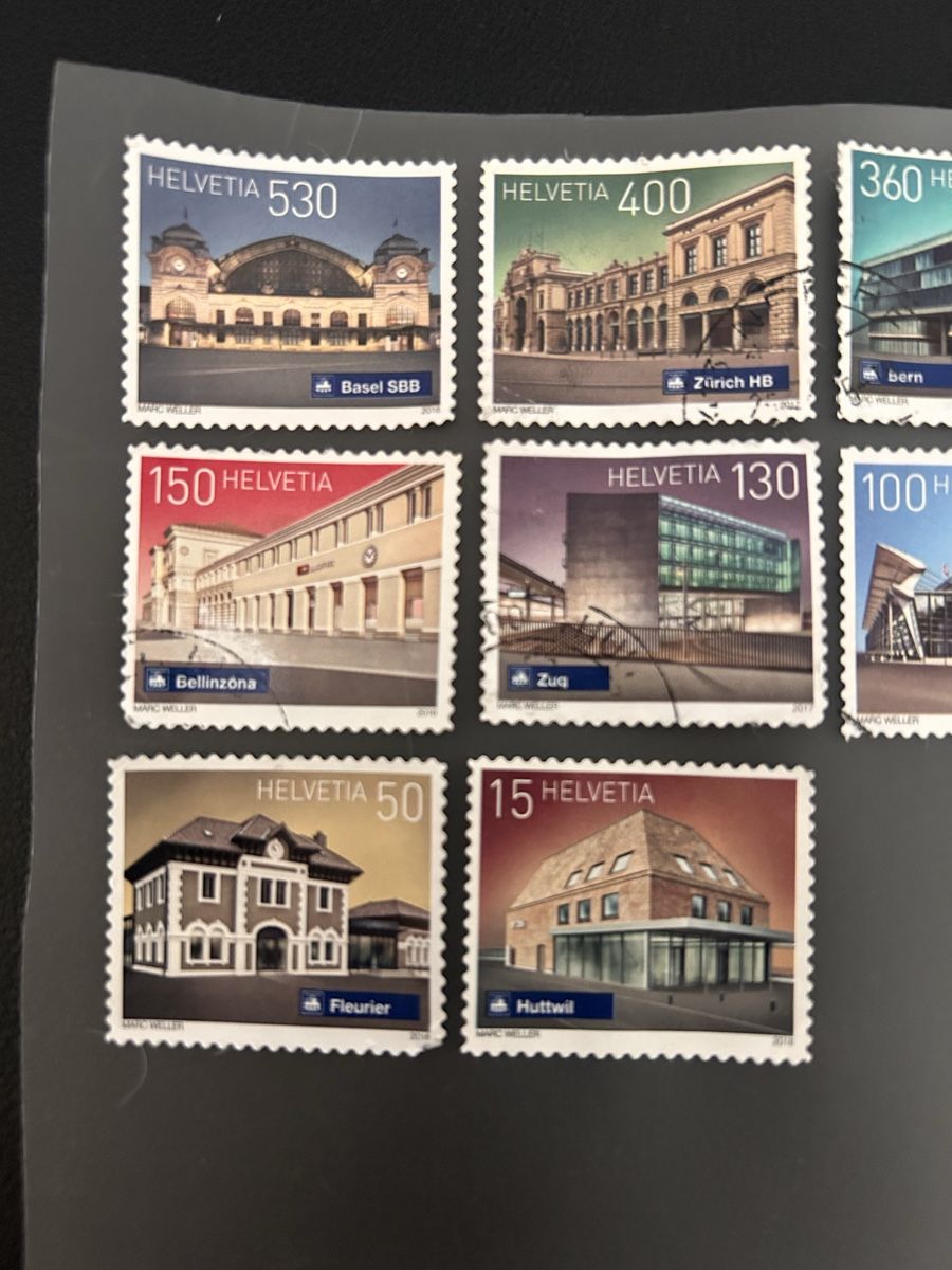 Alle Briefmarken: Schweizer Briefmarken – Gebraucht aus Burgdorf von Mm.ju 2