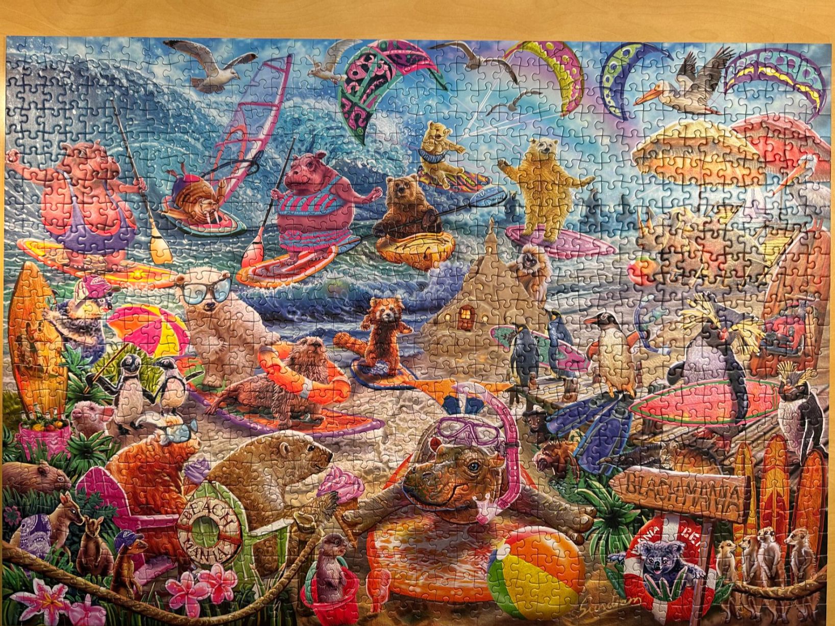 Puzzle: Schmidt Puzzle Beach Mania. 1000Teile – Usato da Dürnten venduto da RaschaKatz 1