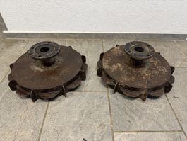 Stollenräder für Rapid Motormäher 