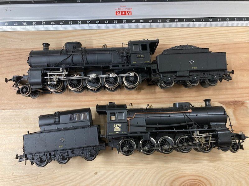 2 Stück Roco H0 2978 Dampflokomotiven mit Tender defekt (Defekt) in ...
