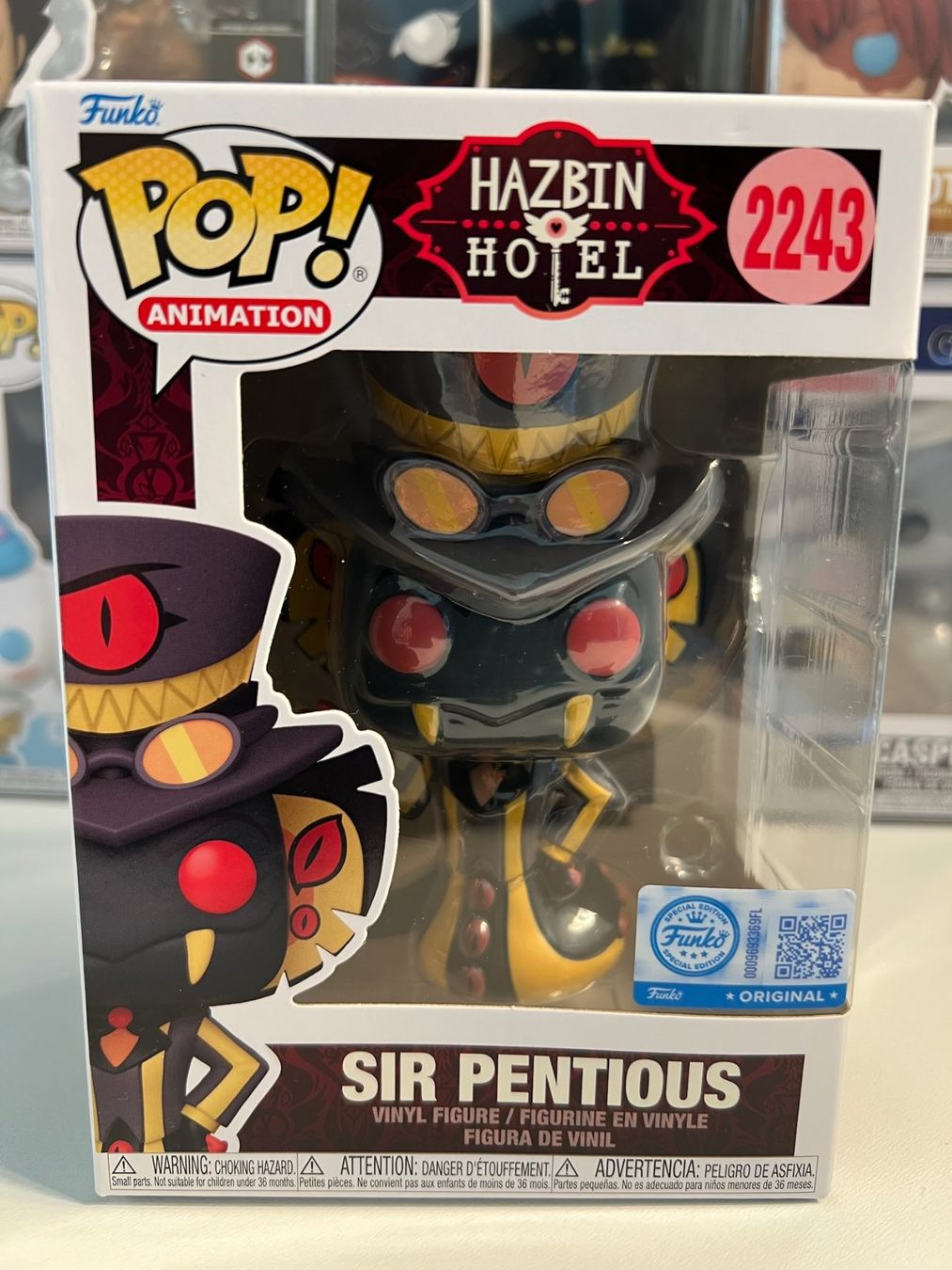 Funko Figuren: Funko POP! Animation Hazbin Hotel Sir Pentious Limitée – Neu und originalverpackt aus Le Mouret von perfectbijou