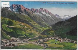 Andermatt gegen das Unteralptal - Litho