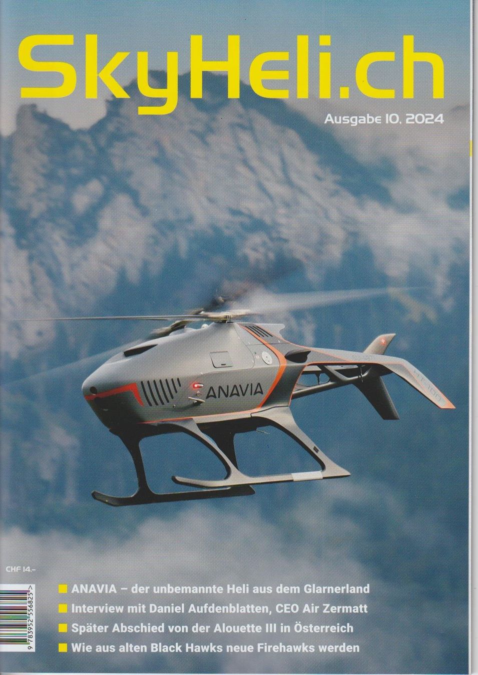 Revues & Magazines: Luftfahrtzeitschrift "SkyHeli" Oktober 2024 – Neuf (Voir description) à Bözen par Henry101