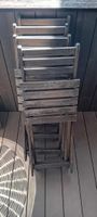 Holzstühle Klappbar Gartenstuhl 4 Stk. gebraucht