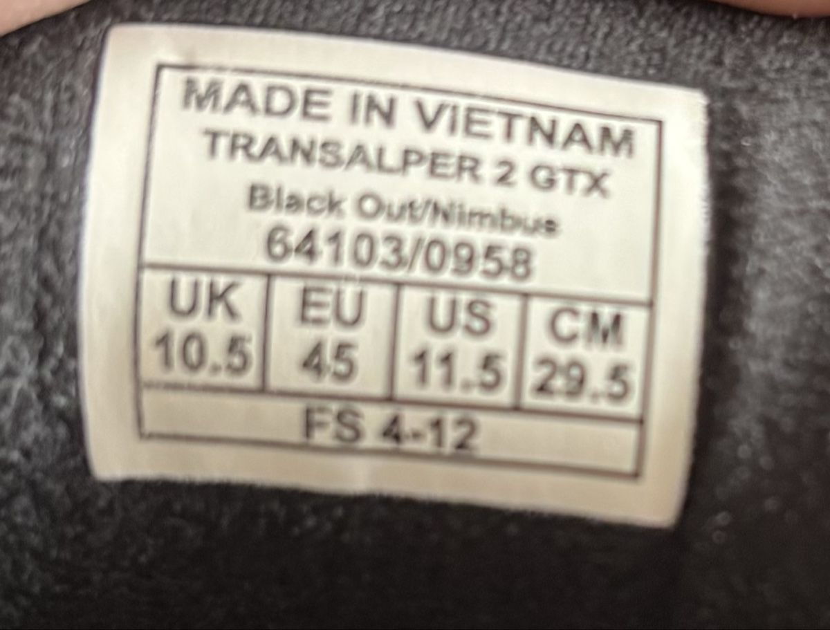 Dynafit Scarpe da uomo: Dynafit Transalper 2 GTX Herren-Trailrunning-/Wanderschuhe – Usato da Aarau venduto da Wolli85 5