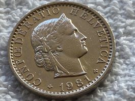 20 centimes/rappen 1981