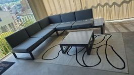 Gartensitzgruppe 2-teilig mit Tisch!