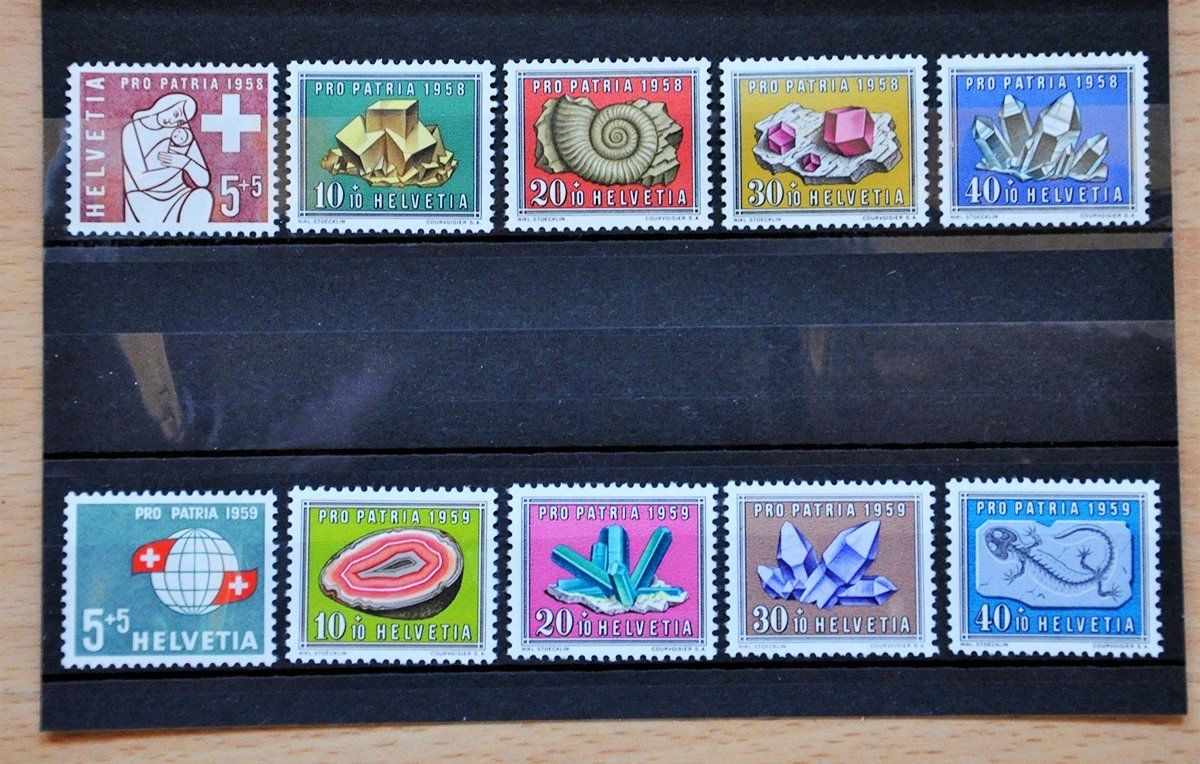 Tutti i francobolli: Briefmarken Pro Patria 1958/59 – Nuovo (secondo la descrizione) da Grabs venduto da Fadenquarz