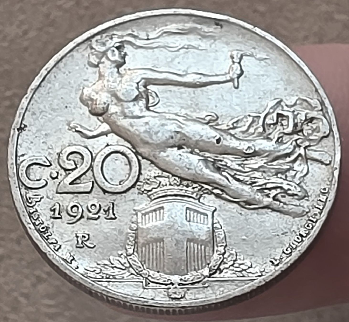 Tutti le monete: ITALIEN 20 CENTESIMI 1921 – Usato da winterthur venduto da CoinPassion