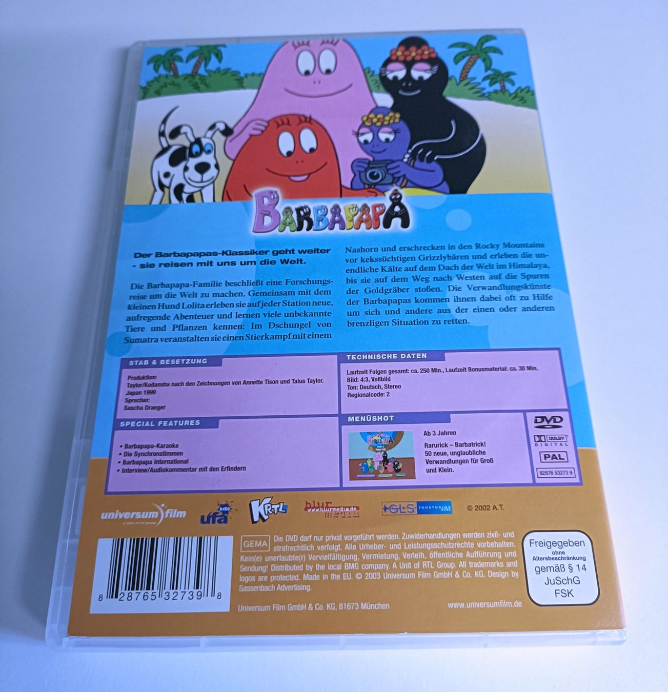 Tutti i DVDs: Um die Welt mit Barbapapa – Usato da Köniz venduto da Movieportal007 1