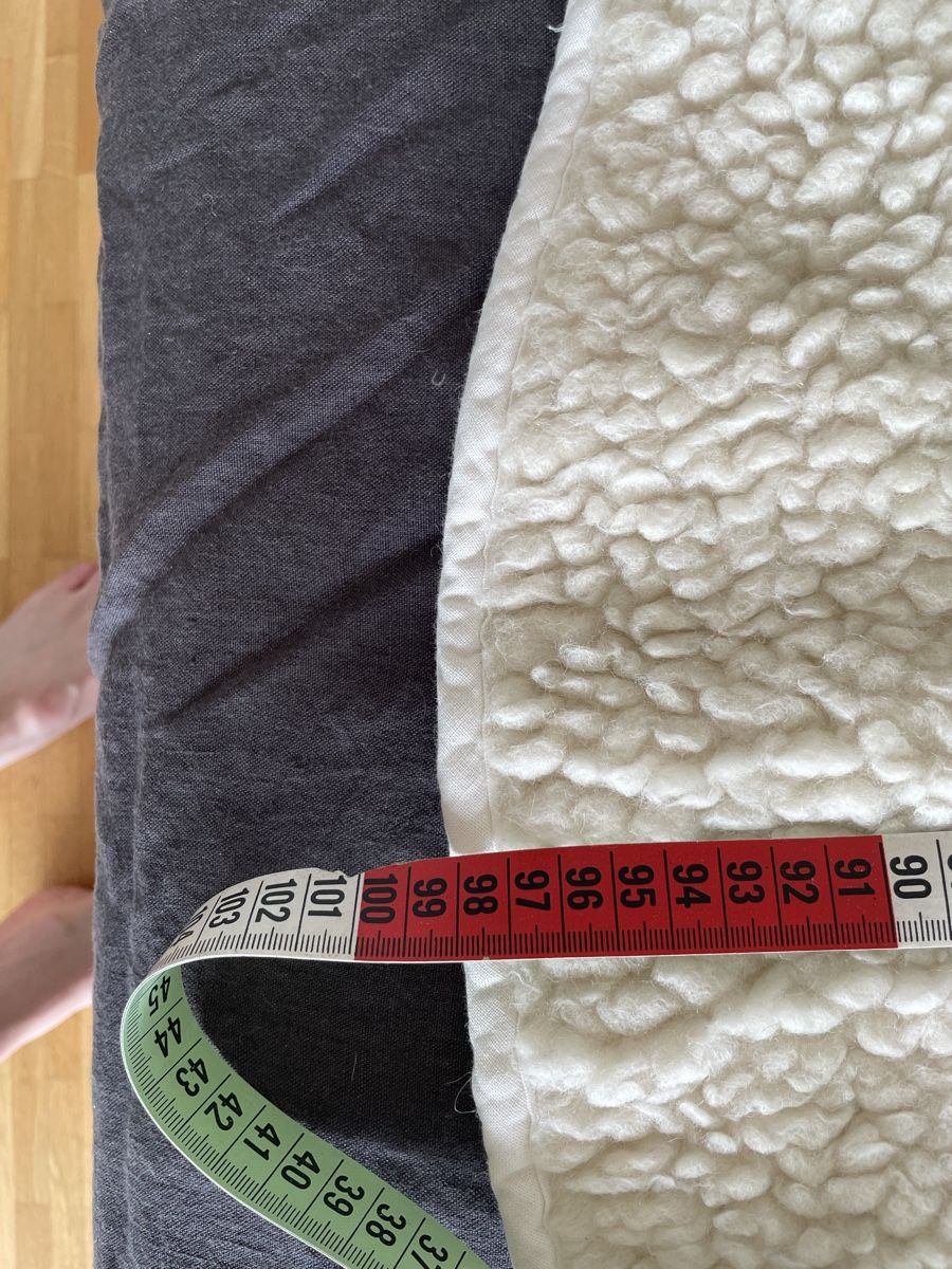 Coperte: Runde, wollweisse Wolldecke – Usato da Zürich venduto da Punkt... 1