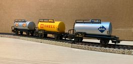 Märklin H0 Blech Kesselwagen Set 3-teilig 4500 4501 4502