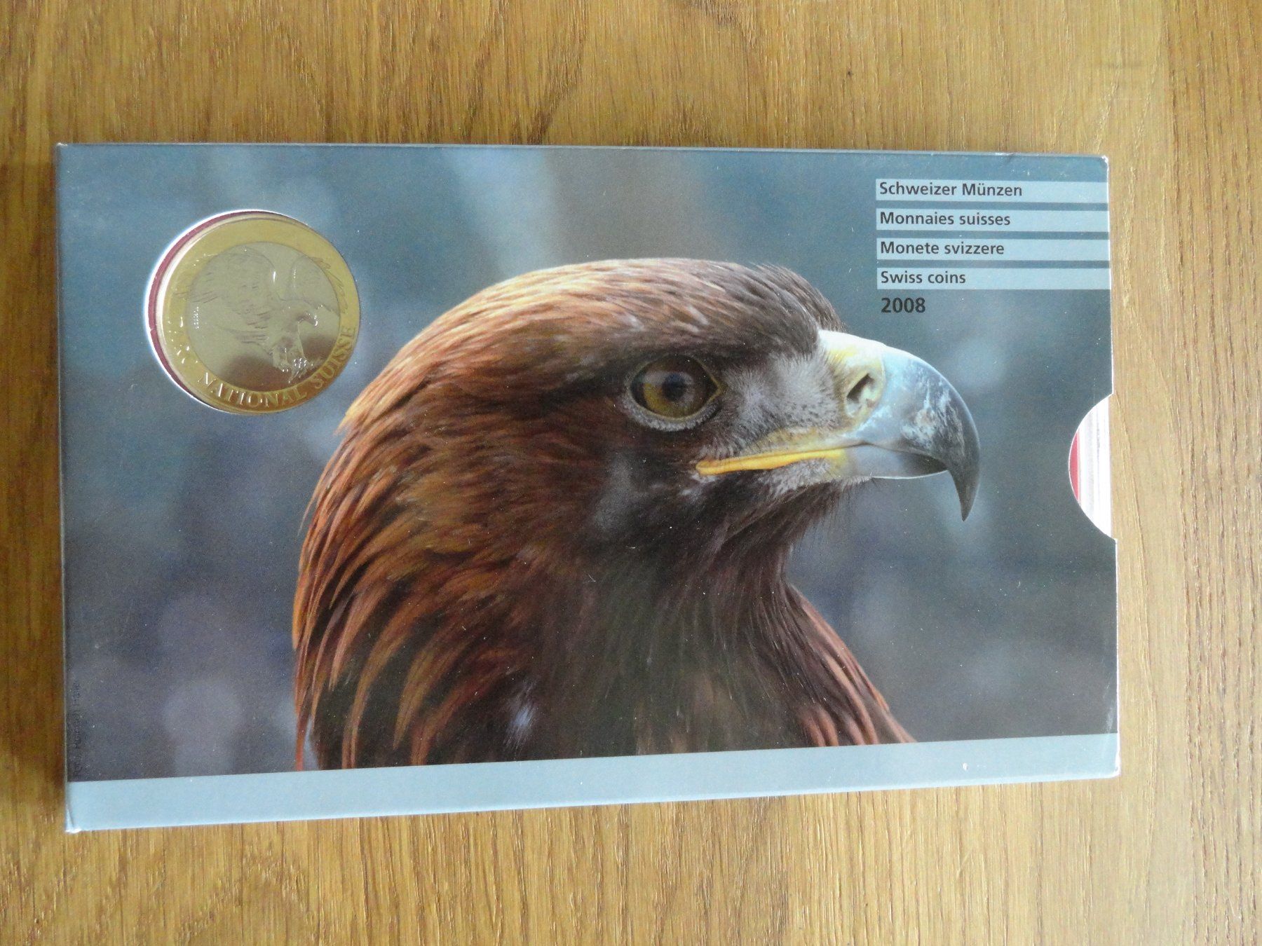 Tutti le monete: Schweizer Münzsatz 2008 - Steinadler - Stempelglanz – Nuovo (secondo la descrizione) da Gerlafingen venduto da Shiva_74