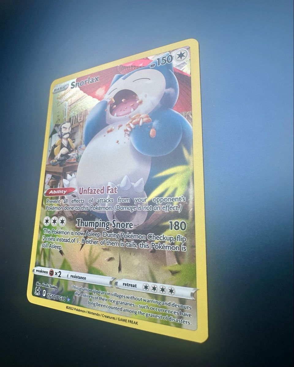 Pokémon Cartes à collectionner: Snorlax #TG10 - Lost Origin - Ab 1.- ! – D'occasion à Bern par HugoStiglitz11 2
