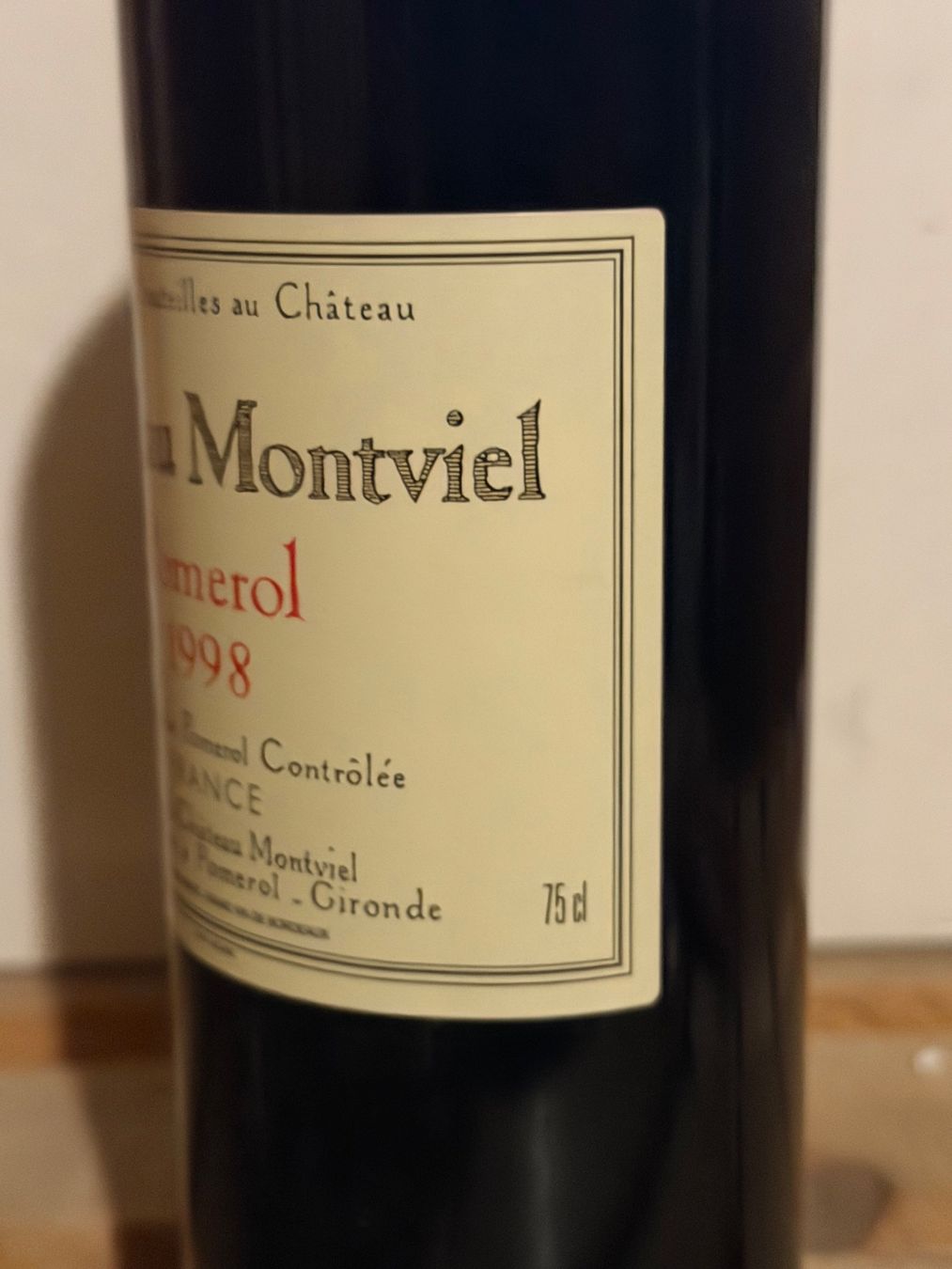 Vino: Château Montviel 1998 POMEROL – Nuovo (secondo la descrizione) da Roche VD venduto da avediscipule 3