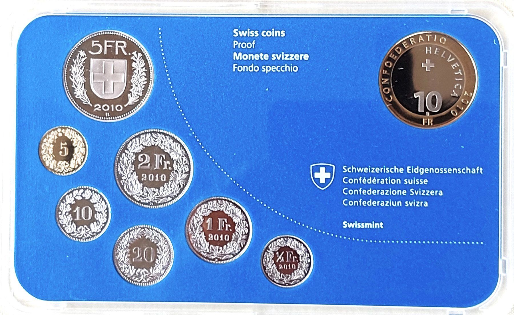 Tutti le monete: CH - Münzsatz 2010 pp – Nuovo (secondo la descrizione) da Arch venduto da repros 2
