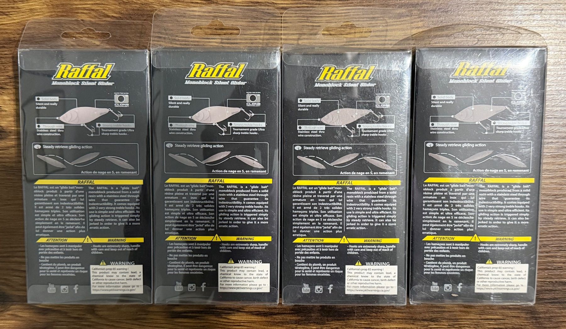 Esche: BIWAA Raffal Jerkbait  130 mm - 4er Set – Nuovo e nell'imballaggio originale da Widnau venduto da Fishingtackle_Oggy 1