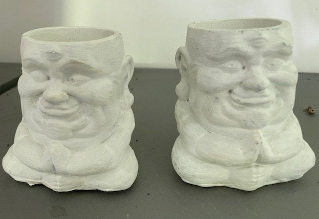 Blumentöpfe: Blumentöpfe: Dicke Buddhas Neu 2 Stück – Neu und originalverpackt aus Au ZH von Jaggy4 2