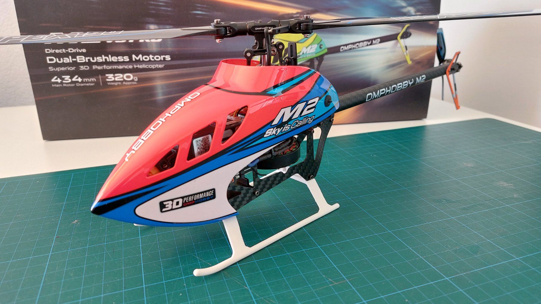 Omphobby Modellismo RC: OMP M2 V3 Pro Cosmic Orange, mit Jeti Empfänger – Usato da Hünenberg venduto da schulbe