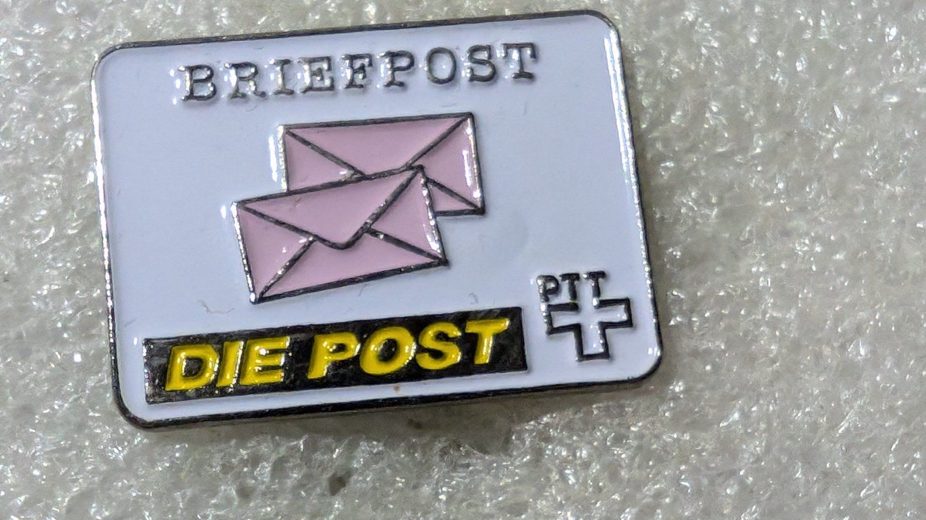 Placchette & Badge: Ansteckpin 210: PTT Briefpost – Usato da Oppligen venduto da Pin-Fall-Shop
