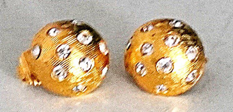 Boucles d'oreille: Modeschmuck Ohrenringe mit Steinen – D'occasion à Baar par 2cvbaar