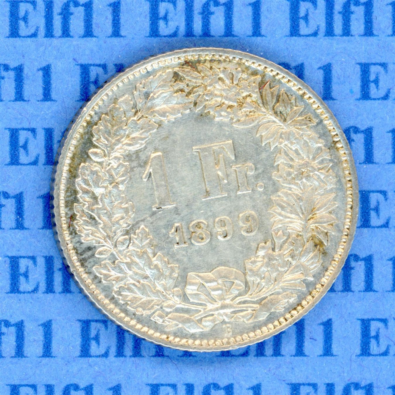 Tutti le monete: CHF___1.00 1899 -stgl 1 Franken – Nuovo (secondo la descrizione) da Widnau venduto da Elf11