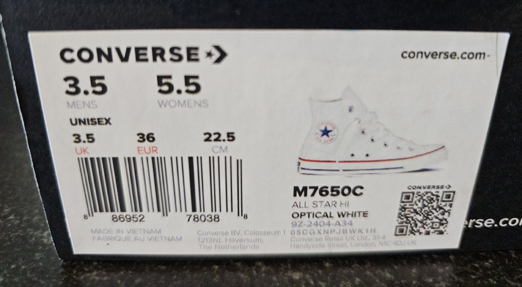 Converse Herrenschuhe: Converse all star taille 36 neuves  – Neu und originalverpackt aus Attalens von mar_rq8k 1