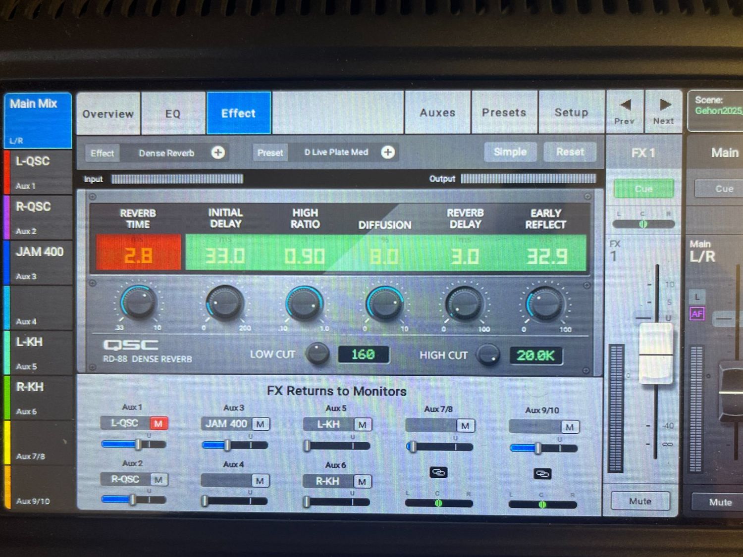 Qsc Platines de mixage: Digitalmischpult  QSC-Touchmix-16 – D'occasion à Thunstetten par Gehon 7