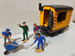 LGB Bauwagen + Zubehör, sehr guter Zustand