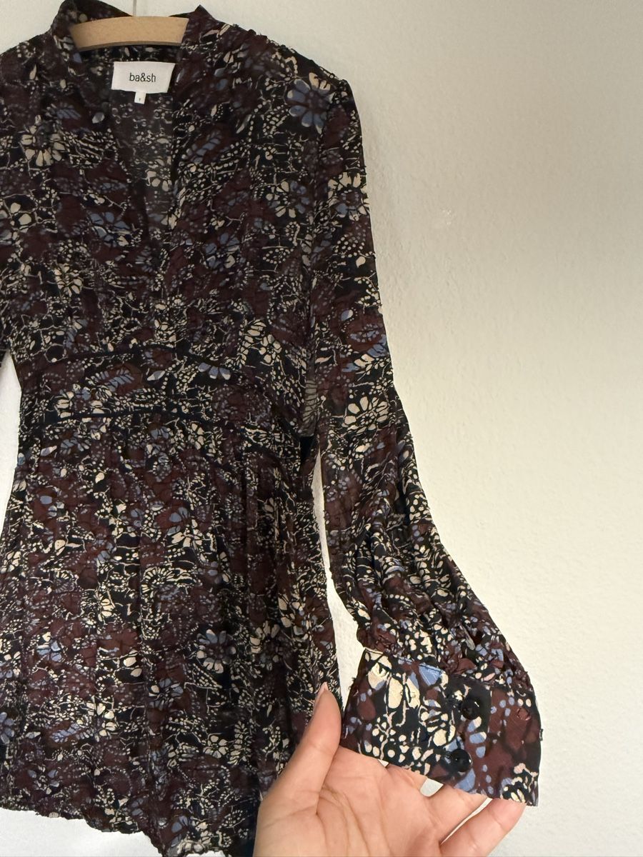 Ba&Sh Vestiti: Ba&sh Kleid, Grösse 1, Blumenmuster – Usato da Stäfa venduto da buecher10 5