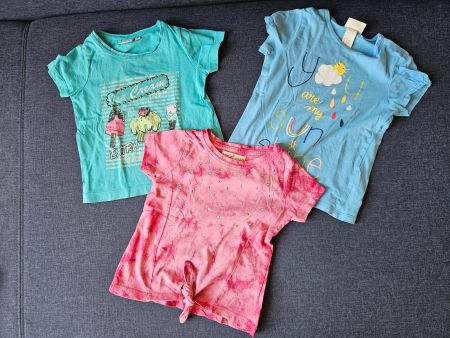3 Sommer T-Shirts Gr. 92