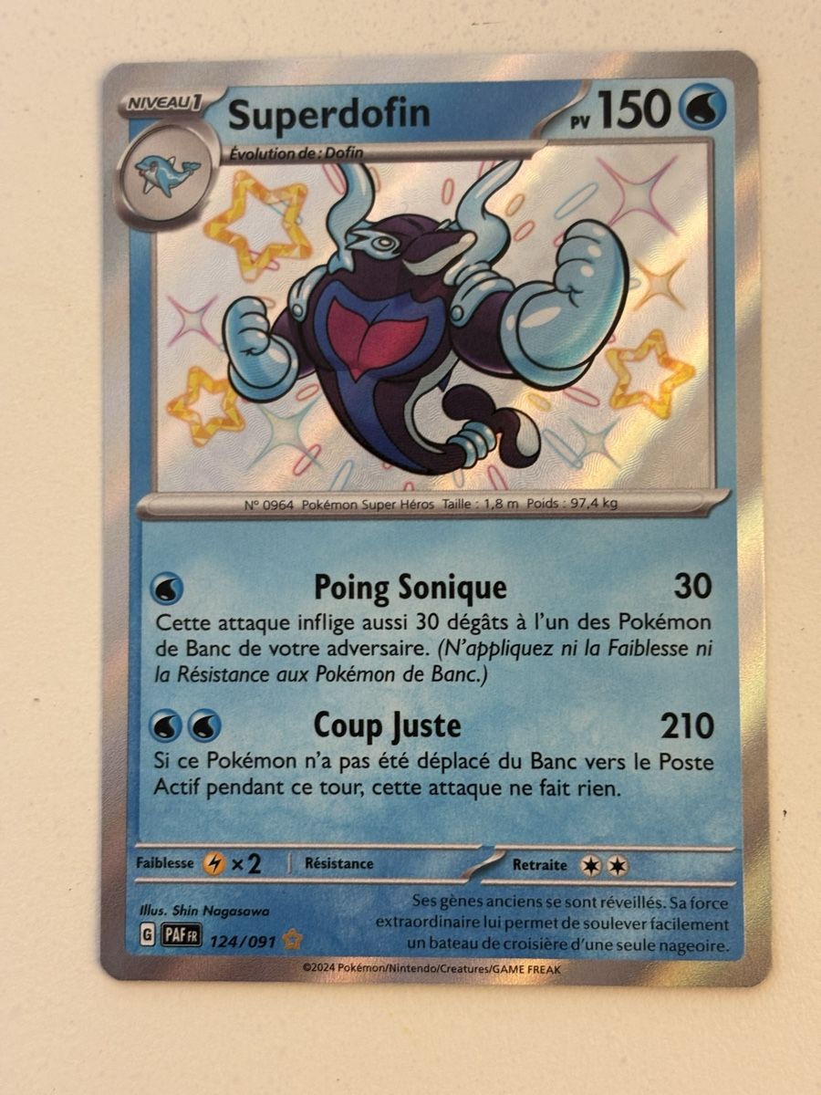 Pokémon Carte collezionabili: Carte Pokémon SUPERFOFIN paf 124 fr – Nuovo (secondo la descrizione) da lausanne venduto da helderj