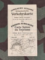 Jubilaeums-Ausgabe Schweizer Verkehrskarte, 1926!