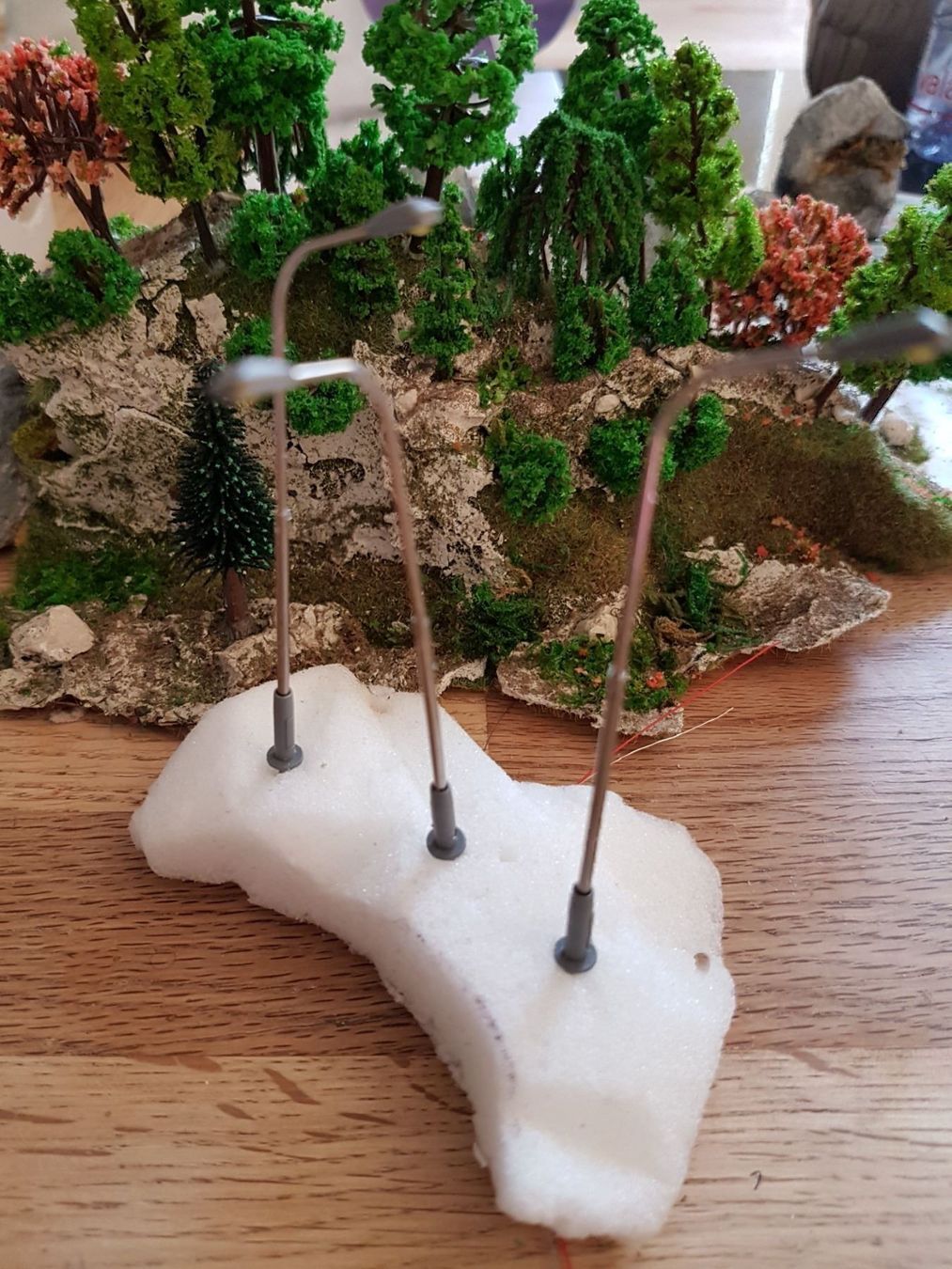 Modelleisenbahnen: 10 belles lampes en métal. – Neu und originalverpackt aus Saxon von Sebdem 1