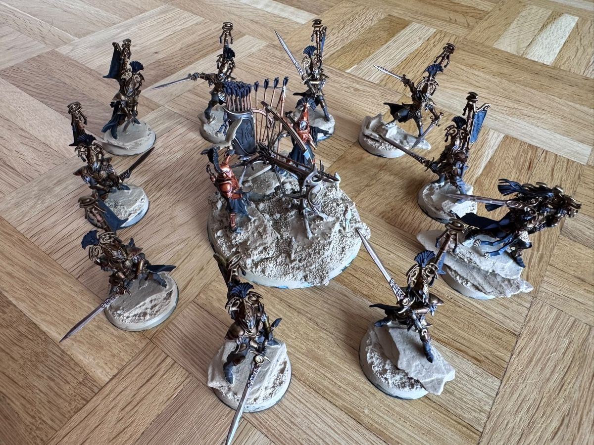 Kit di modellismo & Modellini statici: Warhammer Lumineth Realmlords vollständig bemalt – Usato da St. Gallen venduto da SirCaledor