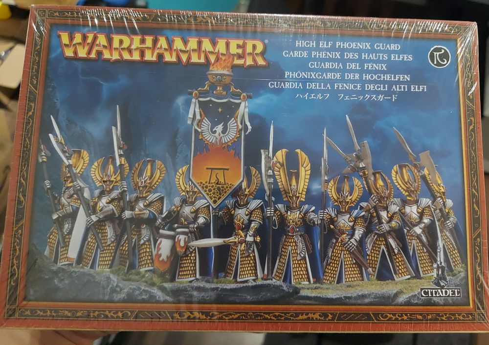 Bits Warhammer - Garde Phénix Hauts Elfes - 4 Figs - Non Montés/Non Peints