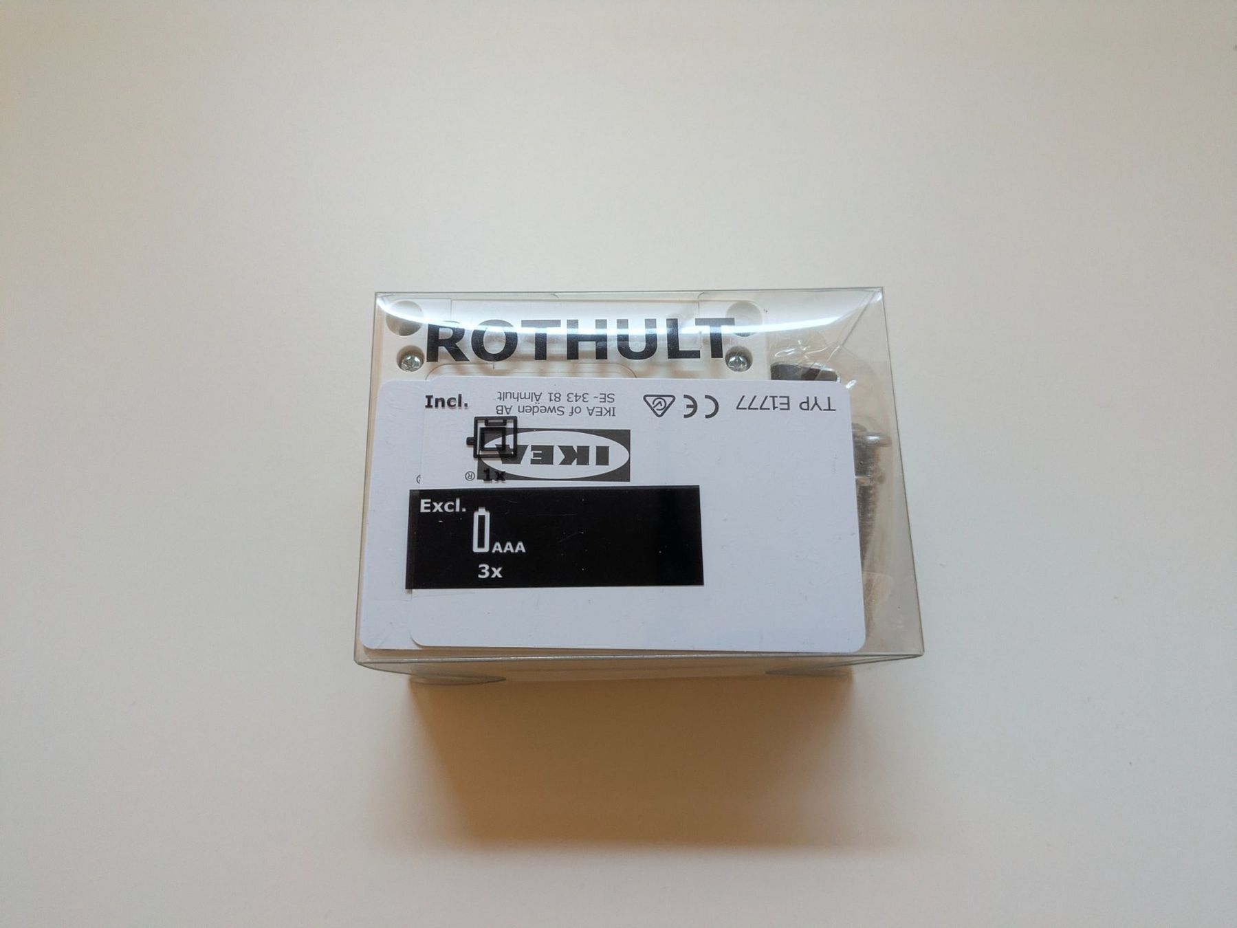 Ikea Schlösser: IKEA ROTHULT, NFC-Schloss, weiß – Neu und originalverpackt aus Alpnachstad von Xcabur 1