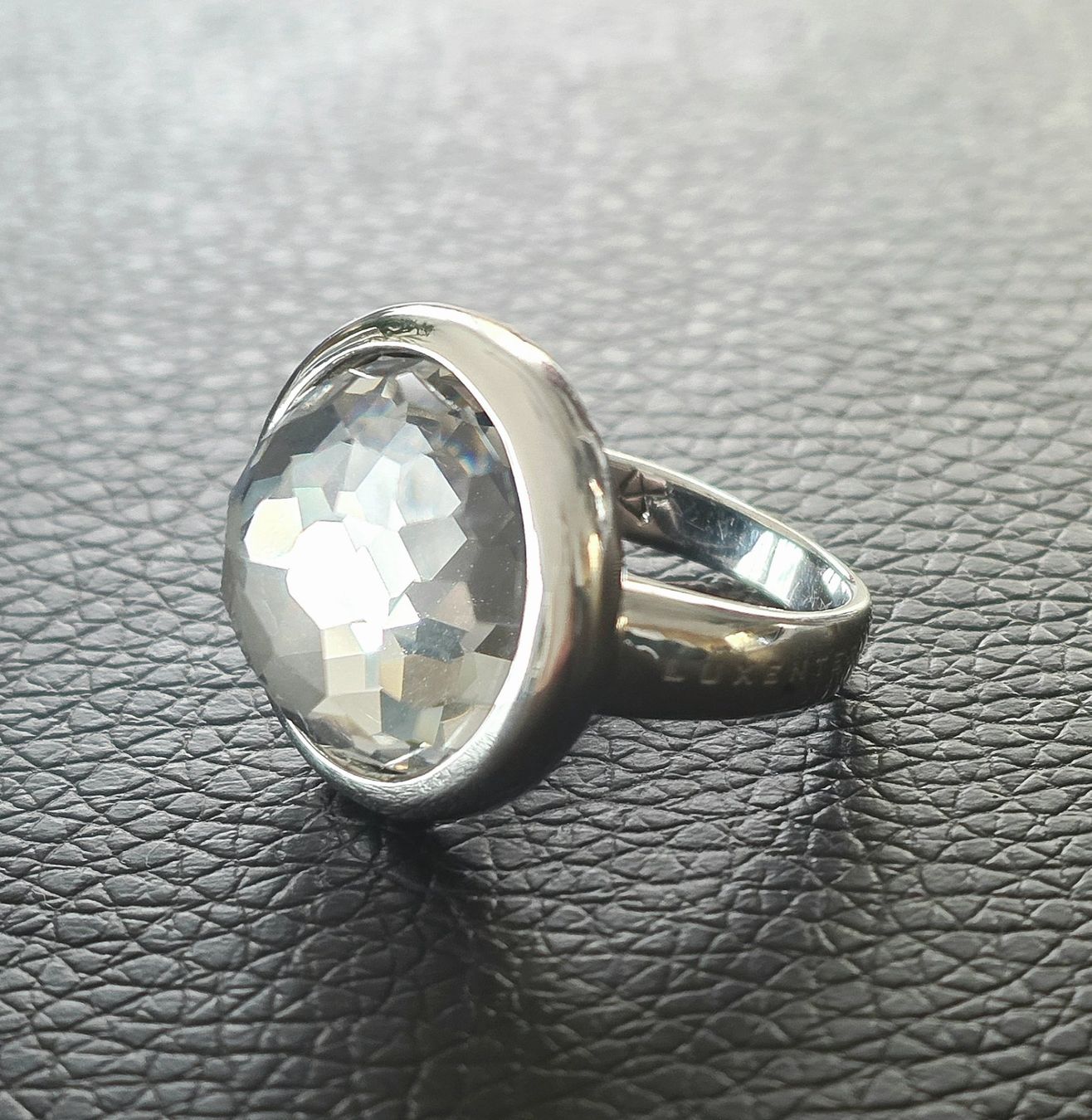 Anelli: Silber Ring 925 mit facettiertem Bergkristall  - NEU – Nuovo e nell'imballaggio originale da Uetikon am See venduto da Coralreef 3