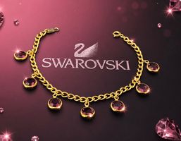 Swarovski Armband Vintage, 18k vergoldet neu & original