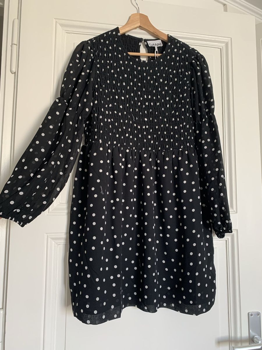 Ganni Kleider: Robe à pois Ganni – Neu und originalverpackt aus Genève von rez_c6c6