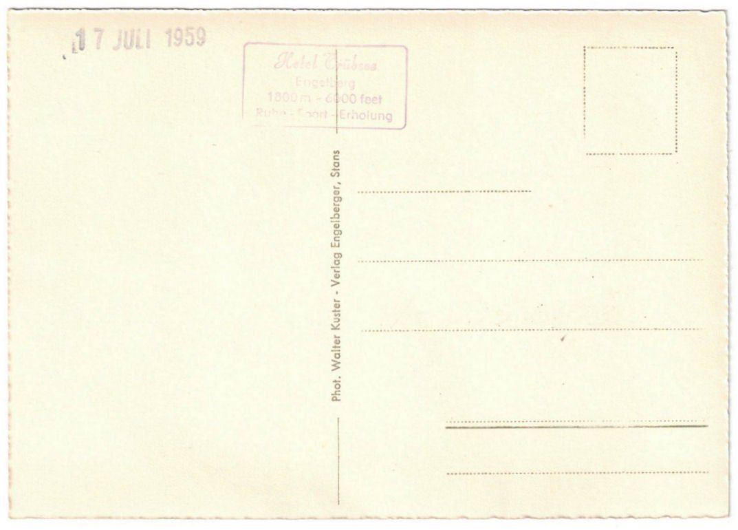 Cartoline postali: Engelberg - Luftseilbahn Gerschnialp--Trübsee – Usato da Binningen venduto da Mountainrider 1