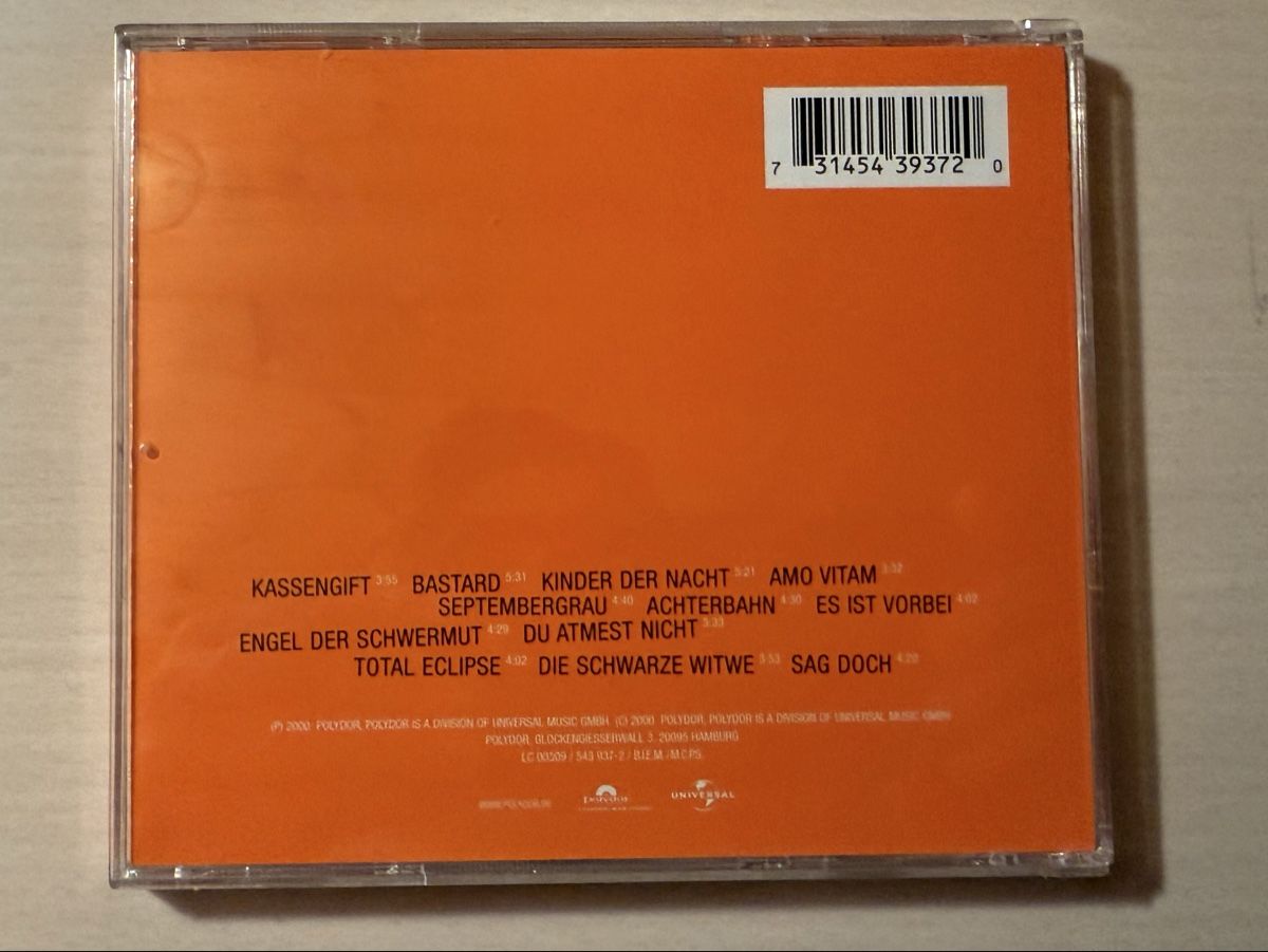 CD: Rosenstolz - Kassengift CD Album – Usato da Oberried Brienz venduto da Chyara 1