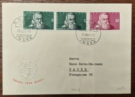 BW2) W29, aus IMABA Sonderblock FDC Kt. 225.-
